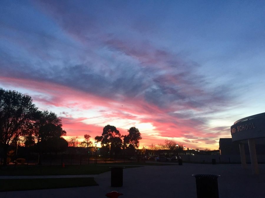 Sunset at West High
Photo by Isabel Cruz