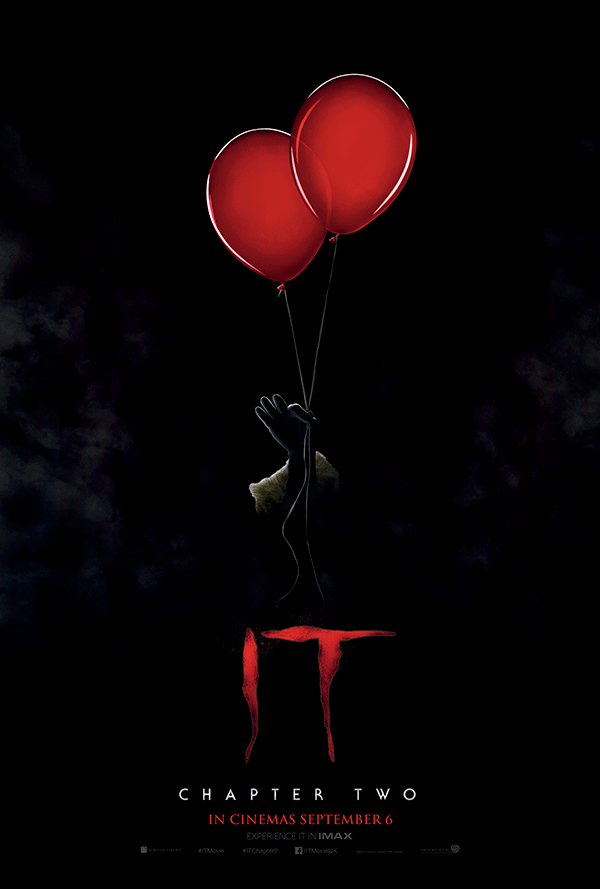 Official film realease poster for IT: Chapter 2. Courtesy of Google