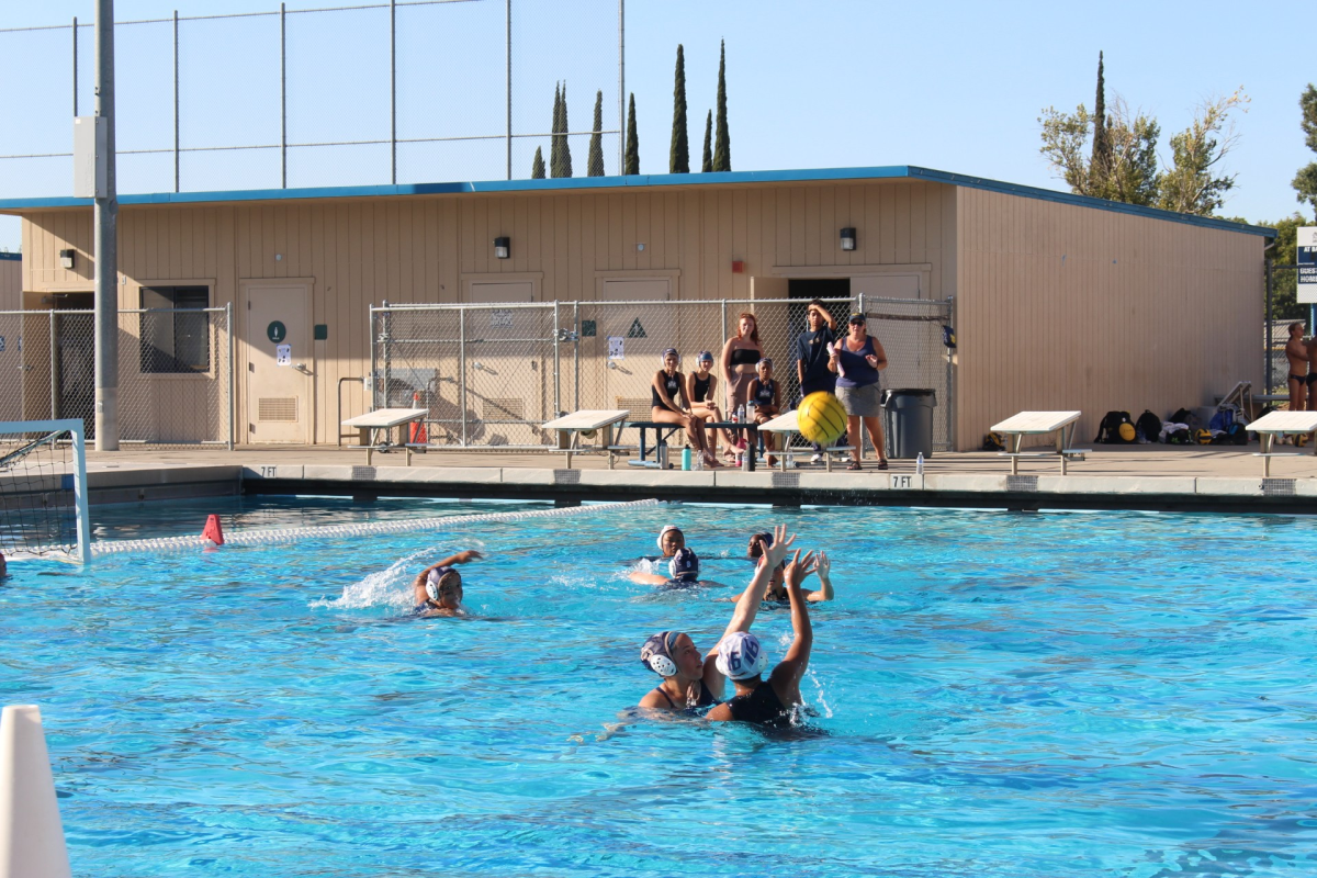 Water Polo plays a match in the West High pool. 