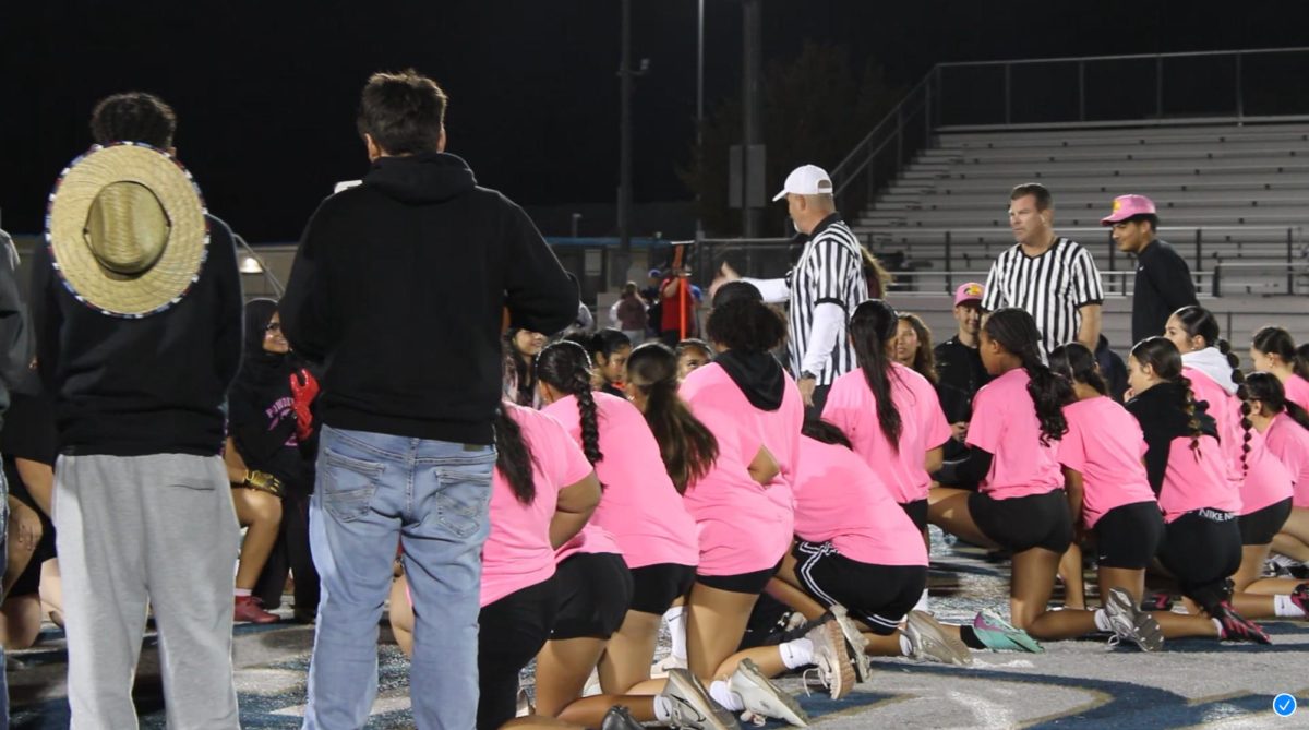 Powder Puff's junior team before the game